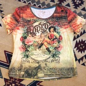 Super cute cowgirl T shirt